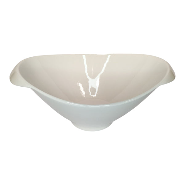 PLATO HONDO OVAL PORCELANA BLANCA 27X17X8,5CM MULTIMENAJE