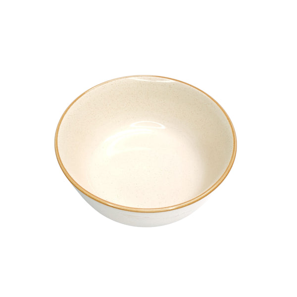 BOWL CERAMICA BEIGE 16,5X6,5CM MULTIMENAJE