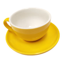 TAZA DESAYUNO CON PLATILLO 300ML AMARILLA MULTIMENAJE