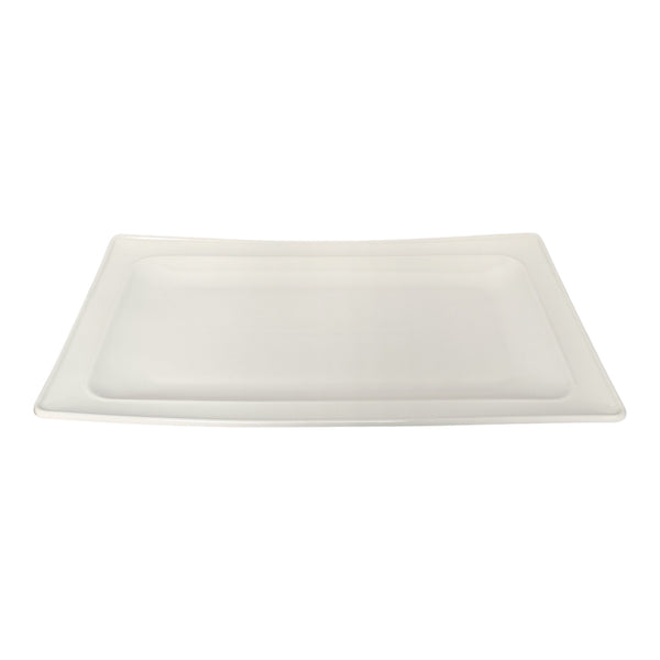 BANDEJA PORCELANA BLANCA 44X26,5 MULTIMENAJE