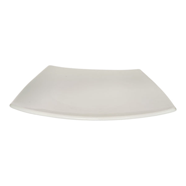 PLATO CUADRADO PORCELANA BLANCA 24 CM MULTIMENAJE