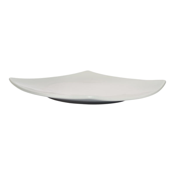 PLATO CUADRADO PORCELANA BLANCA 24 CM MULTIMENAJE