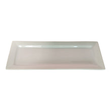 PLATO RECTANGULAR PORCELANA BLANCA 24X6 CM MULTIMENAJE