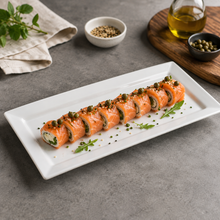 Plato Rectangular Porcelana Blanca 36x18 cm - Multimenaje