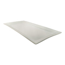 PLATO RECTANGULAR PORCELANA BLANCA 35X17 CM MULTIMENAJE
