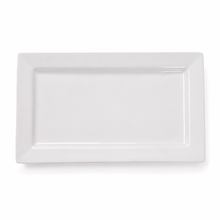 Plato Rectangular Porcelana Blanca 36x18 cm - Multimenaje
