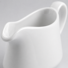 Salsera de Porcelana Blanca con Asa 24x10x10 cm - Multimenaje