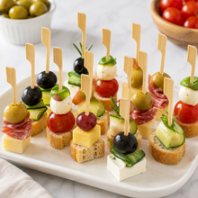 Pinchos para Cóctel de Bambú 9 cm Set 50 Unidades - Multimenaje