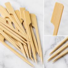 Pinchos para Cóctel de Bambú 9 cm Set 50 Unidades - Multimenaje