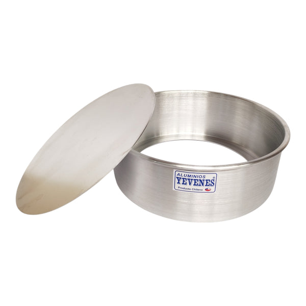 MOLDE TORTA ALUMINIO 22CM YEVENES
