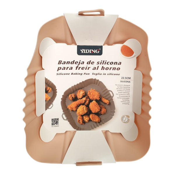 Bandeja Silicona Para Freidora De Aire 22 Cm Multimenaje