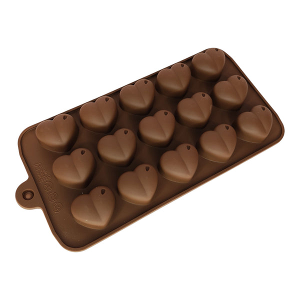 MOLDE CHOCOLATE SILICONA CORAZON
