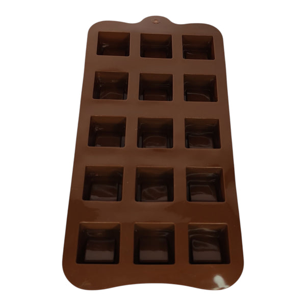 MOLDE CHOCOLATE SILICONA CUADRADO