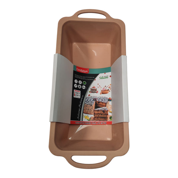 MOLDE PAN SILICONA REFORZADO 26X14X6,5 COOKSTYLE