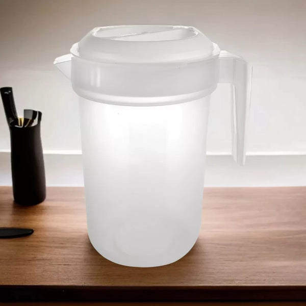 JARRO PLASTICO CON TAPA Y MEDIDA 4LT MULTIMENAJE