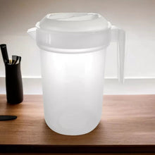 JARRO PLASTICO CON TAPA Y MEDIDA 4LT MULTIMENAJE