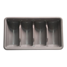 ORGANIZADOR CUBIERTOS GRIS 52X30CM MULTIMENAJE