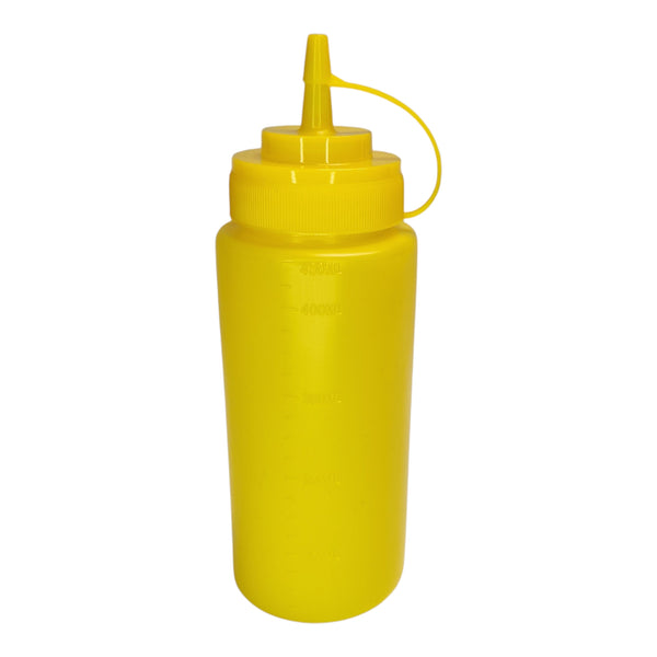 BOTELLA PARA SALSAS AMARILLA 450ML MULTIMENAJE