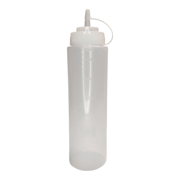 BOTELLA PARA SALSAS TRANSPARENTE 650ML MULTIMENAJE