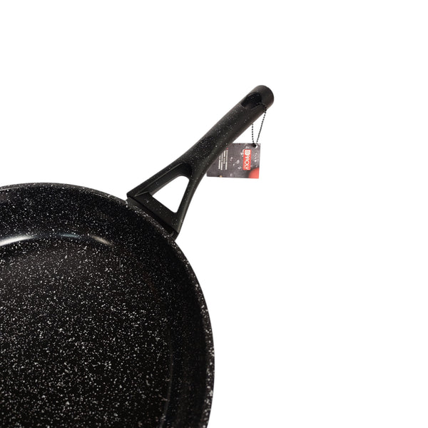 SARTEN INDUCCION GRANITO COLOR NEGRO 30CM BARORY