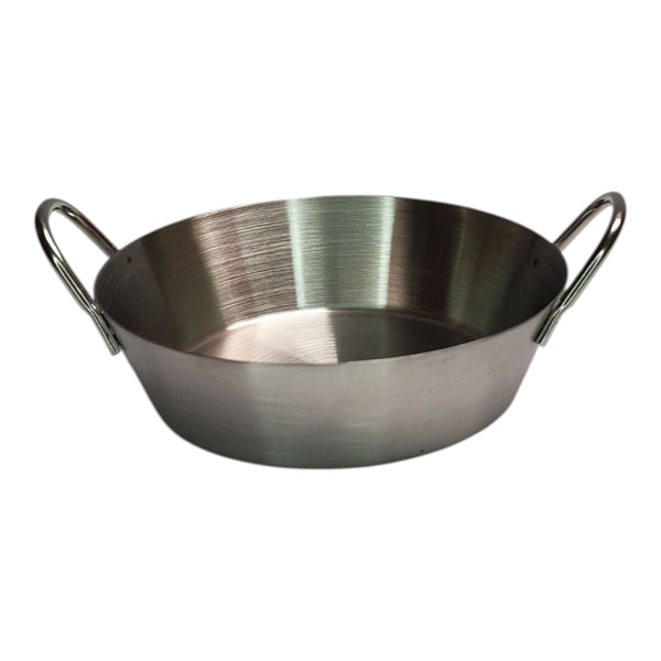 PLATO CON ASAS INOX. 9,6CM MULTIMENAJE