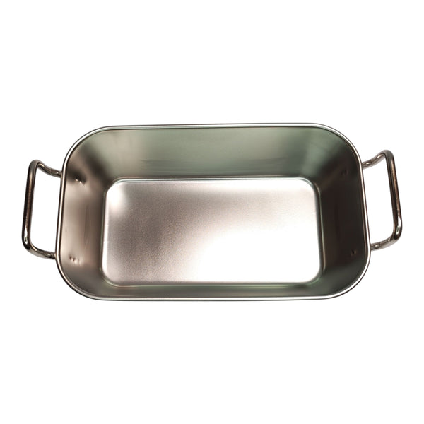 PLATO RECT. CON ASAS INOX. 10,2X18,7CM MULTIMENAJE