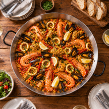 Paellera Acero Pulido 60 cm 20 Porciones - Vaello La Valenciana