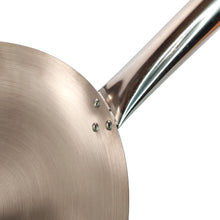 WOK CON MANGO INOX. 36CM MULTIMENAJE