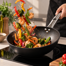 Wok Antiadherente de Aluminio Forjado para Inducción 26 cm Pompei Wens