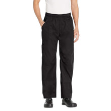 PANTALON CHEF NEGRO TALLA L VICTORY MULTIMENAJE