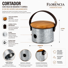 Cortador de Masa con Taco y Correa Florencia 9 cm - Multimenaje
