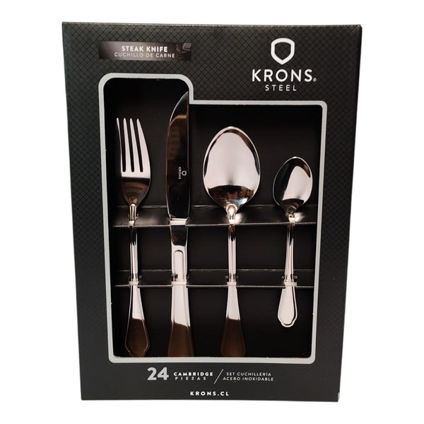 CUCHILLERIA CARNE 24 PZAS, CAMBRIDGE