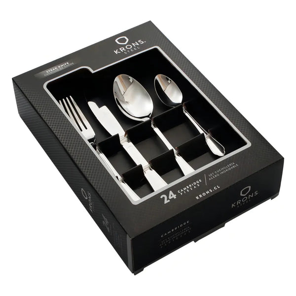 Set Cuchillería Carne 24 piezas Cambridge Acero Inox. - Krons