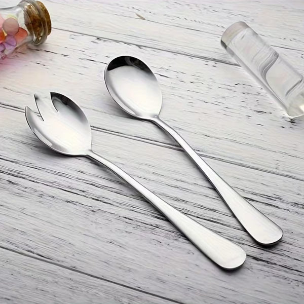 Cucharas Ensaladas 2 Pzas Acero Inoxidable 25cm - Multimenaje