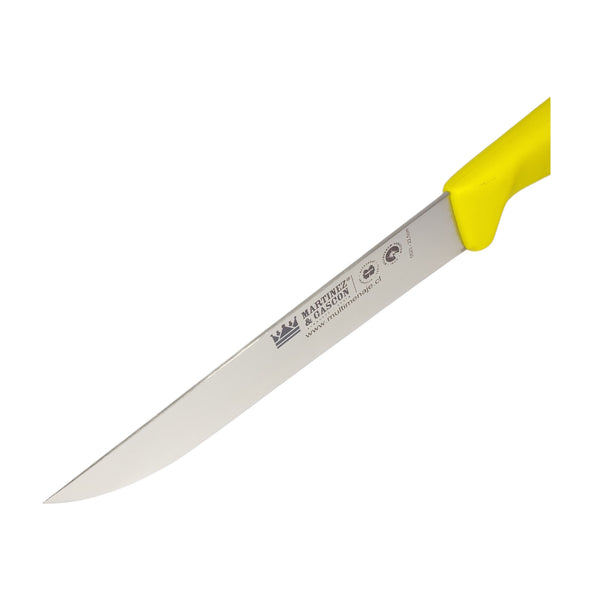 CUCHILLO CARNICERO AMARILLO 22,5CM MARTINEZ Y GASCON