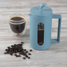 Cafetera Embolo Roma Celeste 600ml Oroley