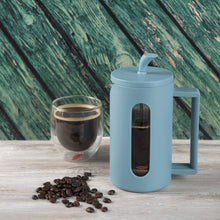 Cafetera Embolo Roma Celeste 600ml Oroley