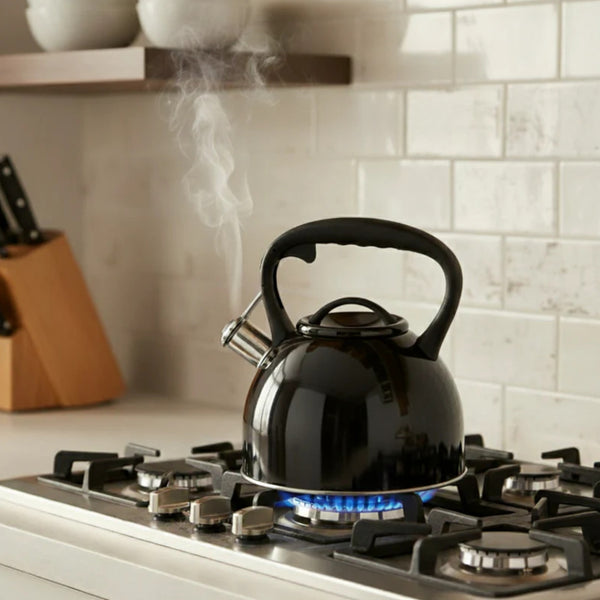 TETERA INOX. NEGRA 3LT SELENE WENS