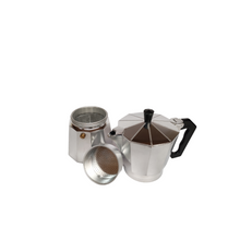 CAFETERA ALUMINIO 6 TAZAS CARONI