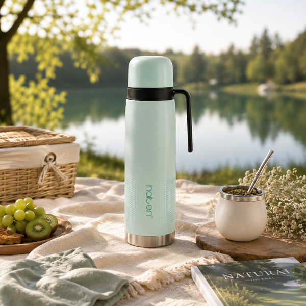 Termo Para Mate 1 Litro Acero Inoxidable - Halten