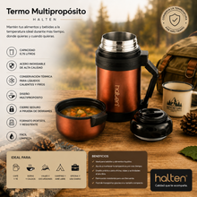 Termo Multipropósito 750 Ml Acero Inoxidable - Halten