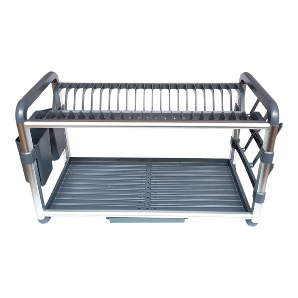 SECADOR PLATOS ALUMINIO 2 PISOS STELLA 61X27 MULTIMENAJE