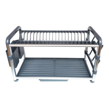 SECADOR PLATOS ALUMINIO 2 PISOS STELLA 61X27 MULTIMENAJE