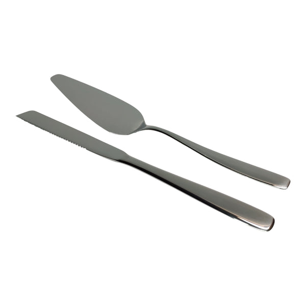 PALETA TENEDOR TORTA SET 2 UNI. INOX. 24CM ESENCIAL TRAMONTINA