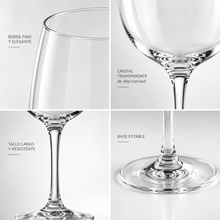 Copa de Vino de Vidrio 500 ml 23x9 cm - Di Vino