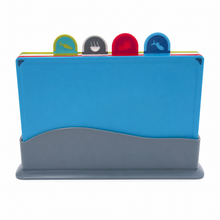 Set 4 Tablas de Cortar Codificadas con Soporte 30x20cm - Multimenaje