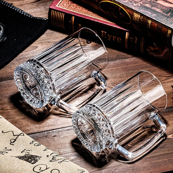 Shopero Vidrio Tallado 600ml 16x9cm Multimenaje