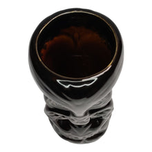 VASO CERAMICA NEGRO TIKI 18X7CM MULTIMENAJE