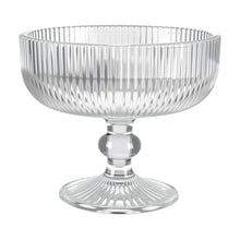 Copa Postre Estriada Vidrio Transparente 300ml 12x10x10cm - Multimenaje