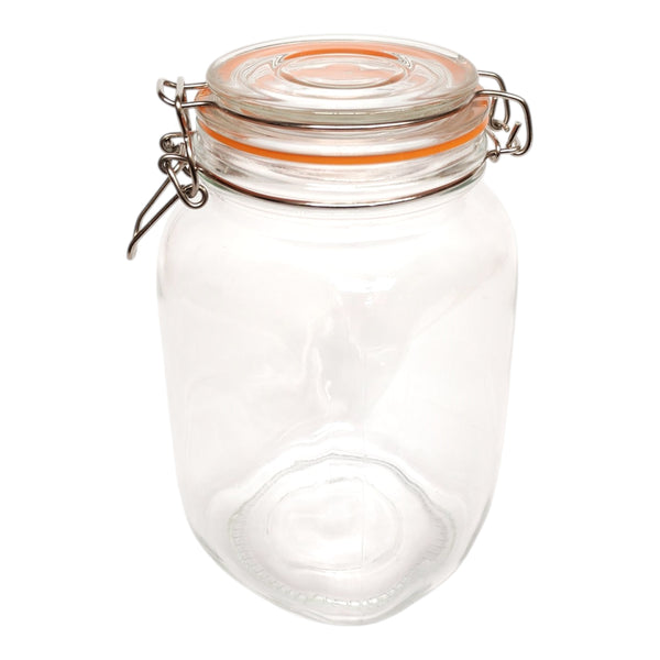 FRASCO VIDRIO CON TAPA HERMETICA 1,45LT WENS